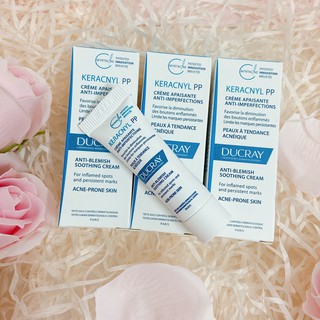 [QUÀ TẶNG] Ducray Keracnyl PP Cream Kem Dưỡng Giảm Mụn Làm Mờ Thâm Anti- Blemish Soothing Cream 5ml