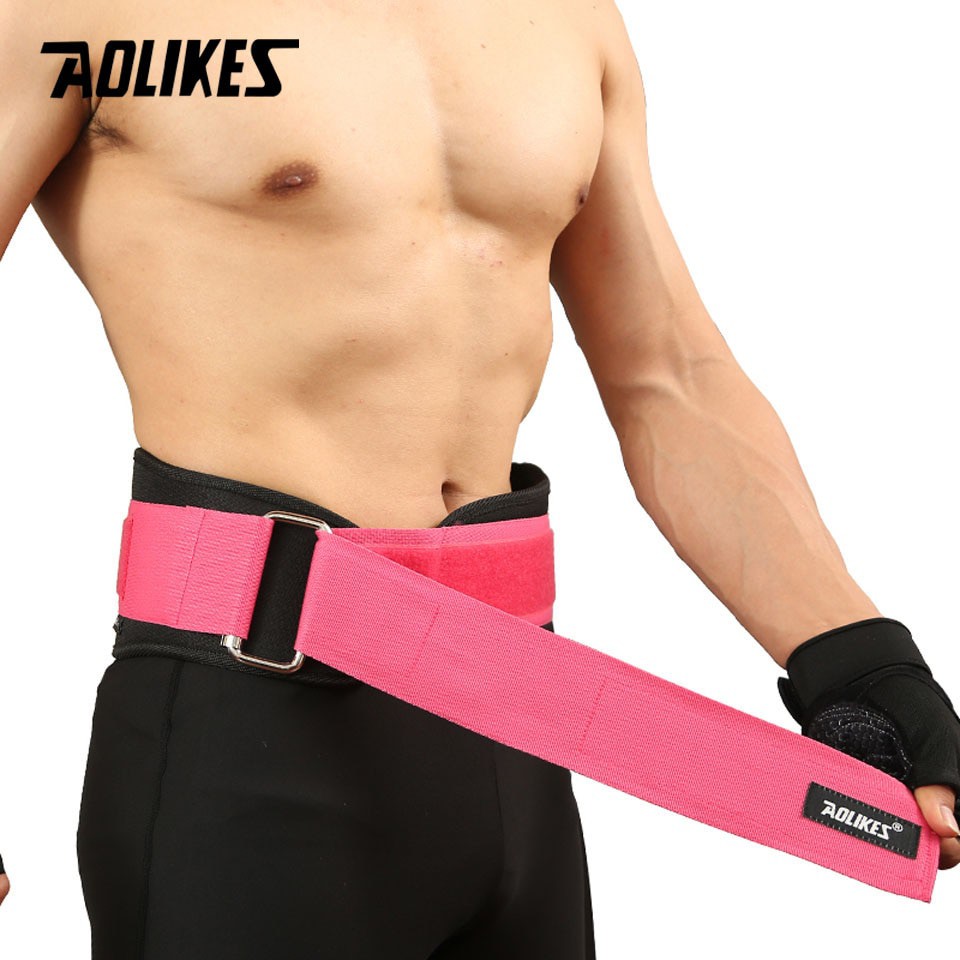 Đai lưng tập Gym cao cấp AOLIKES A-1698 sport fitness pressurized waist support