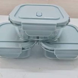 Hộp thuỷ tinh chịu nhiệt vuông 520ml dùng cho lò vi sóng