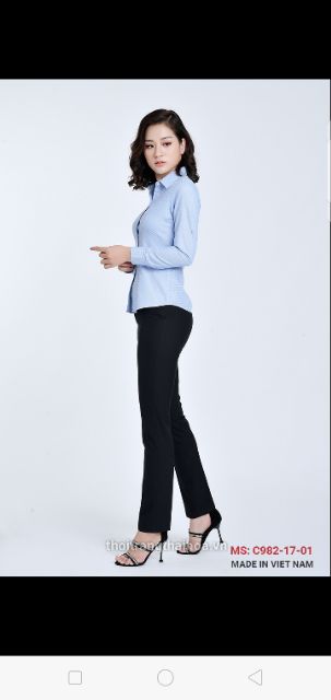 Quần tây Thái Hòa màu đen | BigBuy360 - bigbuy360.vn