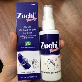 XỊT KHỬ MÙI HÔI CHÂN ZUCHI 50ml