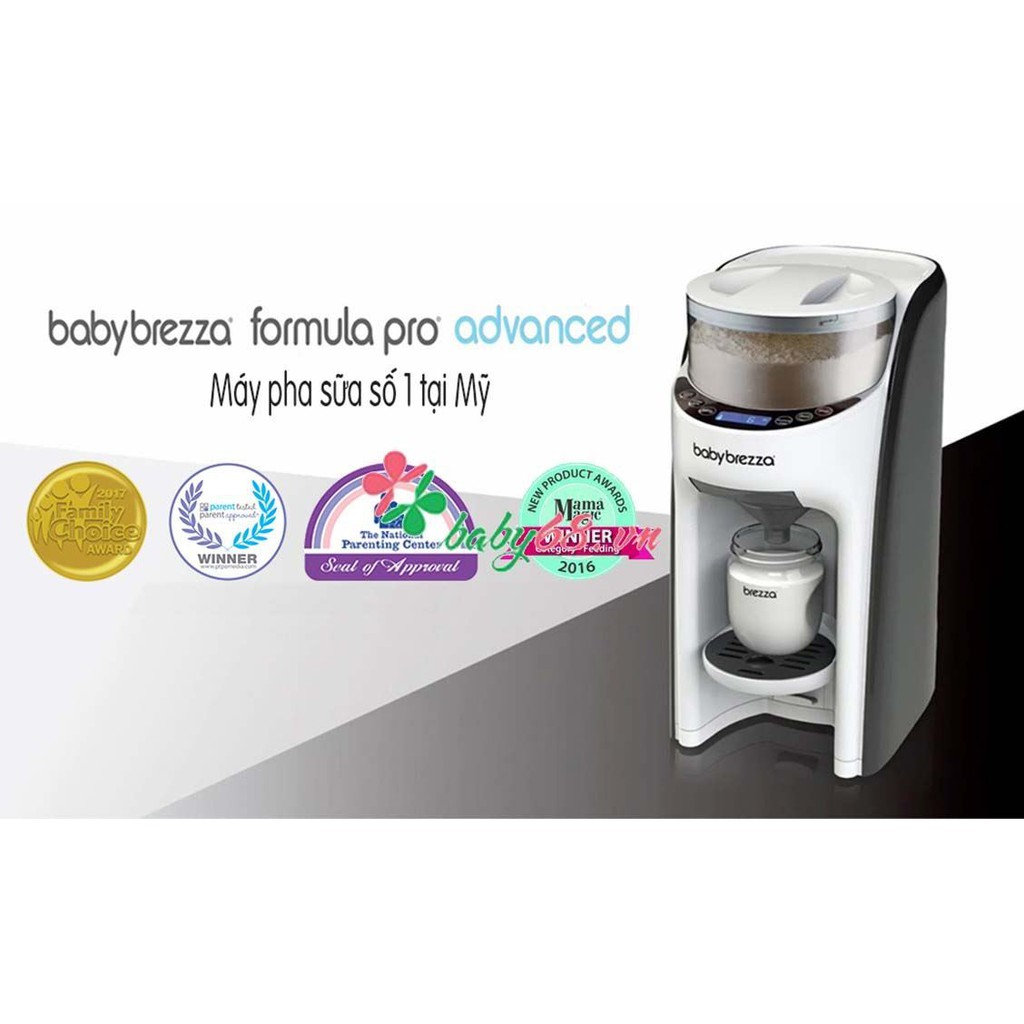 Máy pha sữa Baby Brezza Formula Pro Advanced thế hệ thứ 2