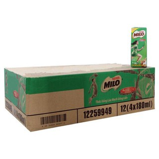 Thùng sữa milo 180ml