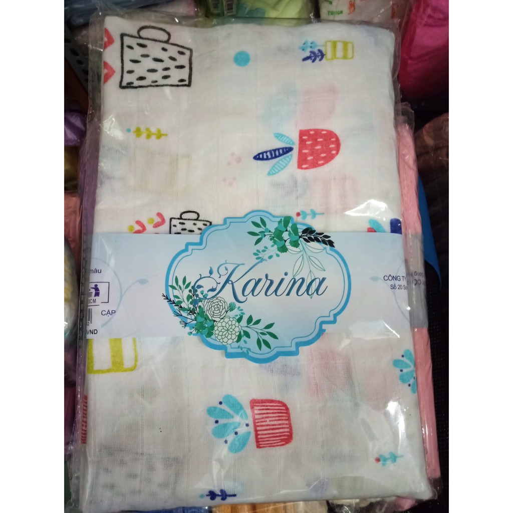 KHĂN SỢI TRE KARINA 120CMx120CM