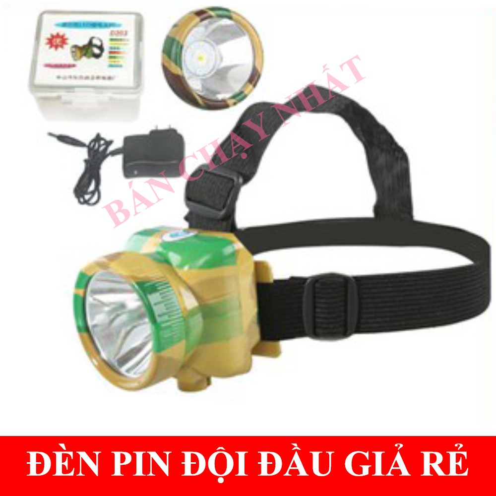 Đèn pin đội đầu siêu sáng rằn ri