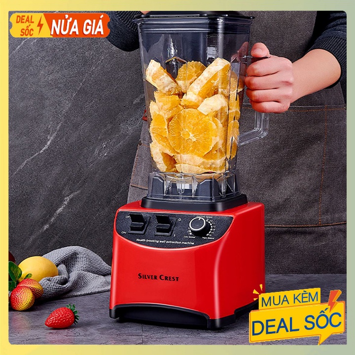 Máy xay sinh tố hoa quả, máy xay công nghiệp Silver Crest 3500W