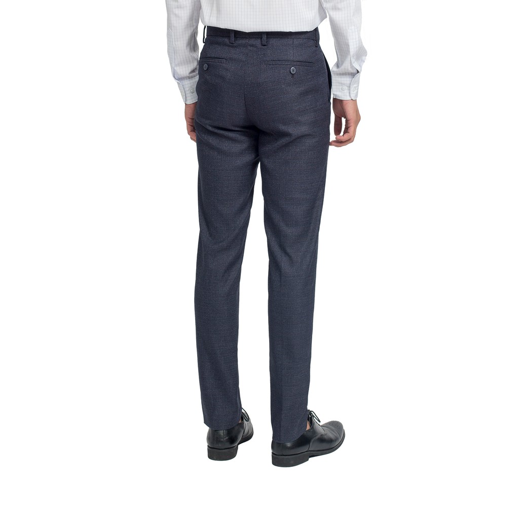 Quần Âu Nam Kwin phom Slim fit tôn dáng, họa tiết kẻ lịch lãm KTR00409