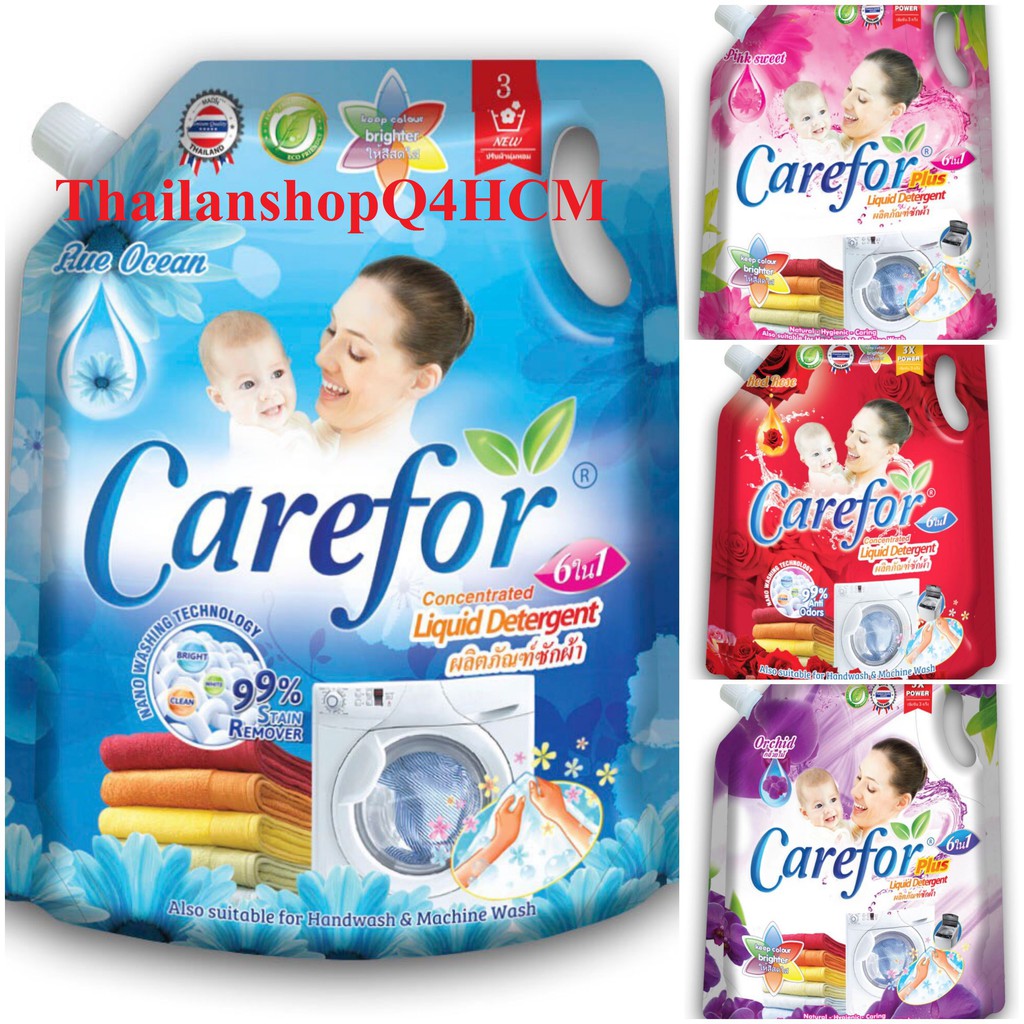 HCM- Nước giặt Carefor Downy 1280ml/ 2000ml Thái Lan HSD 2025