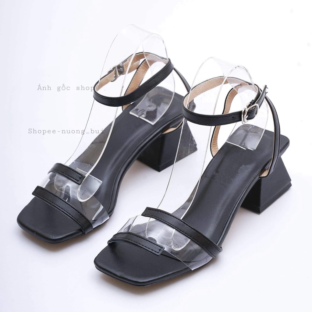 Sandal nữ gót vuông cao 5cm 4 màu siêu xinh 5p - 901