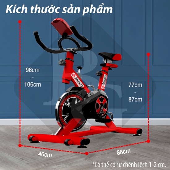 Xe đạp tập thể dục,thể thao, gym, fitness tại nhà BG S303 ( TRẮNG/ĐỎ/ĐEN) giúp giảm mỡ hiệu quả,bảo hành 6 tháng