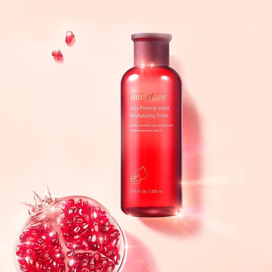 Nước Hoa Hồng Chống Lão Hóa Dưỡng Sáng Da InnisfreeJejuPomegranateRevitalizing Toner 200ml