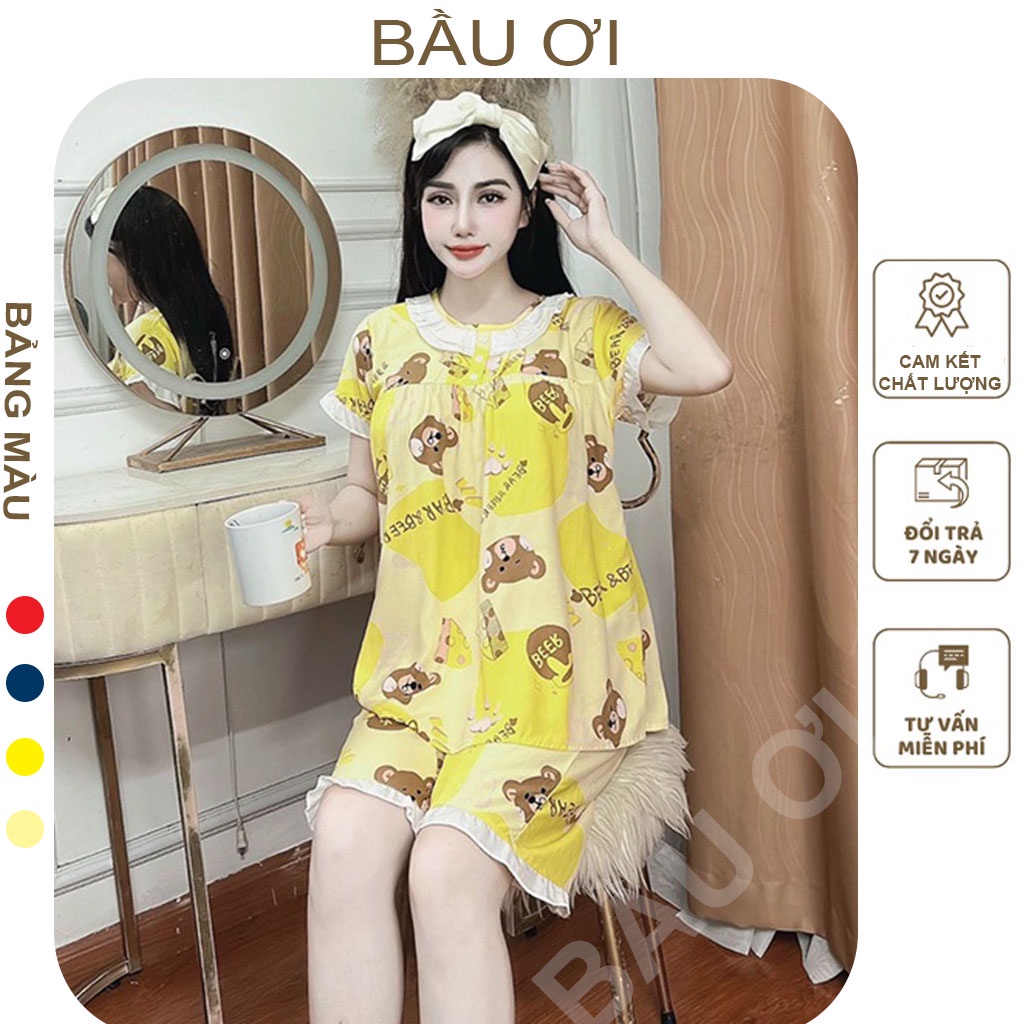 [BAUOI] BỘ BẦU LỬNG - QUẦN ÁO SAU SINH LỬNG CHẤT LỤA LANH HÀN CHO MẸ BẦU MẶC NHÀ MÙA HÈ THOÁNG MÁT