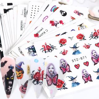 Set 24 nhãn dán phong cách Halloween độc đáo