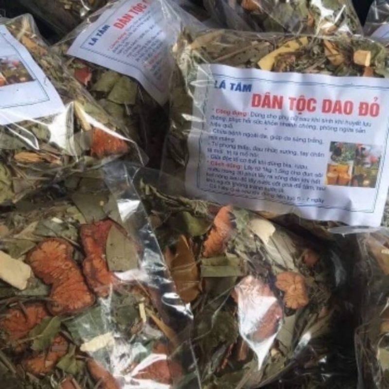 Lá/bột tắm người dao đỏ 100g