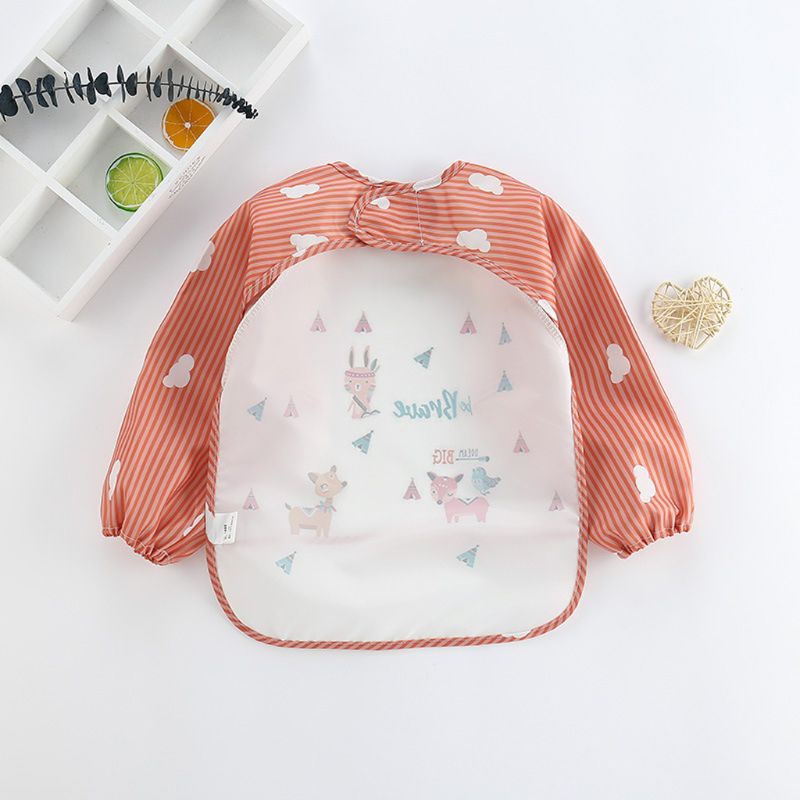 Yếm Ăn Polyester Thân Thiện Với Da Cho Bé Trai Và Bé Gái