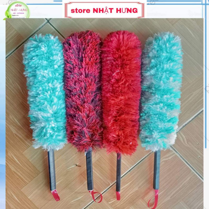 Chổi Quét Bụi Nhỏ Làm Bằng Chỉ Mềm Mịn Dài 38cm - Cây Phất Bụi, Phủi Bụi - Quét Bụi Bàn Ghế