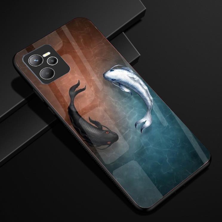Ốp Lưng REALME C35 / Narzo 50A Prime mặt kính cường lực chống bể cao cấp thiết kế Độc Quyền