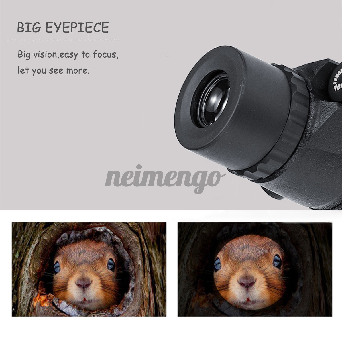 NMG 40X60 Zoom Mini HD Telescope Optical Lens Phone Camera Monocular + Clip + Tripod