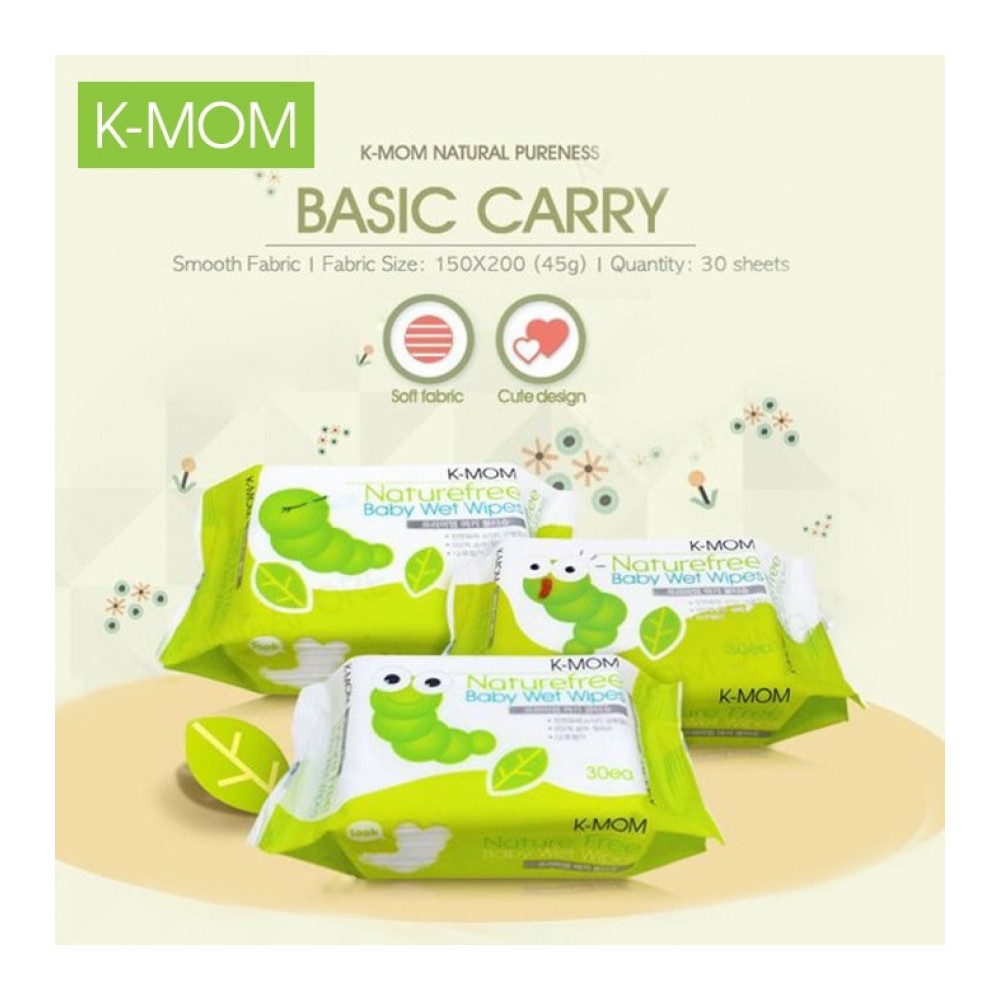 Combo 3 Khăn ướt cao cấp K-Mom (30c) V1561