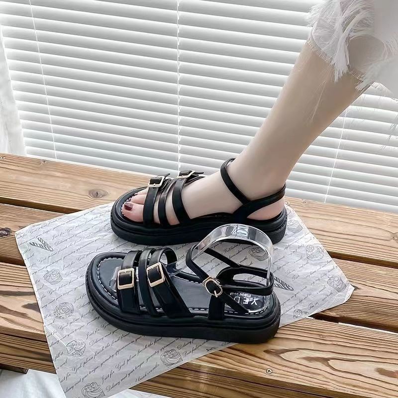 Giày Sandal Thể Thao Đế Dày Thời Trang Mùa Hè 2022 Phong Cách Mới Cho Nữ