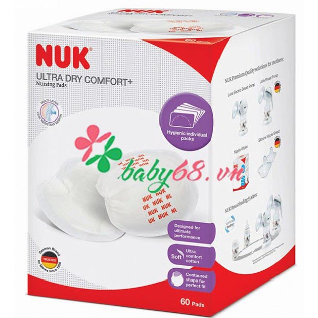 Lót thấm sữa Nuk hộp 60 cái