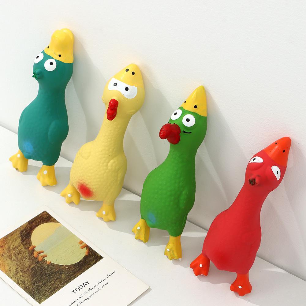 Gà Cao Su Phát Ra Tiếng Kêu Cho Thú Cưng LAYOR1