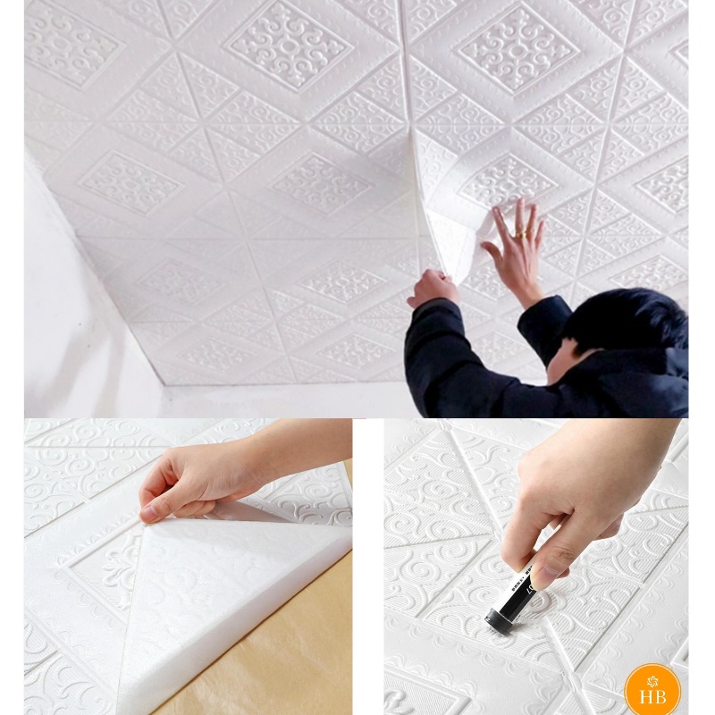 Miếng dán tường bằng xốp giả gạch 3D siêu dính loại 1 chất lượng cao | BigBuy360 - bigbuy360.vn