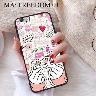 Ốp lưng Oppo F1S viền dẻo TPU BST Phong Cách Tự Do