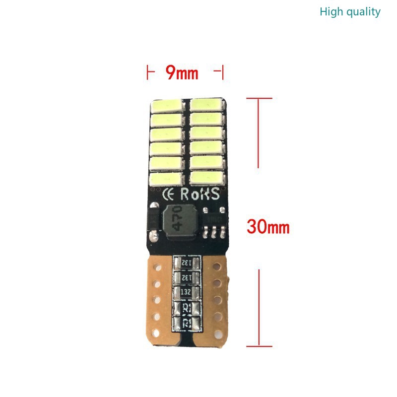 Bóng Đèn Led T10 194 W5W 24smd 4014 Gắn Biển Số Xe Ô Tô Chất Lượng Cao