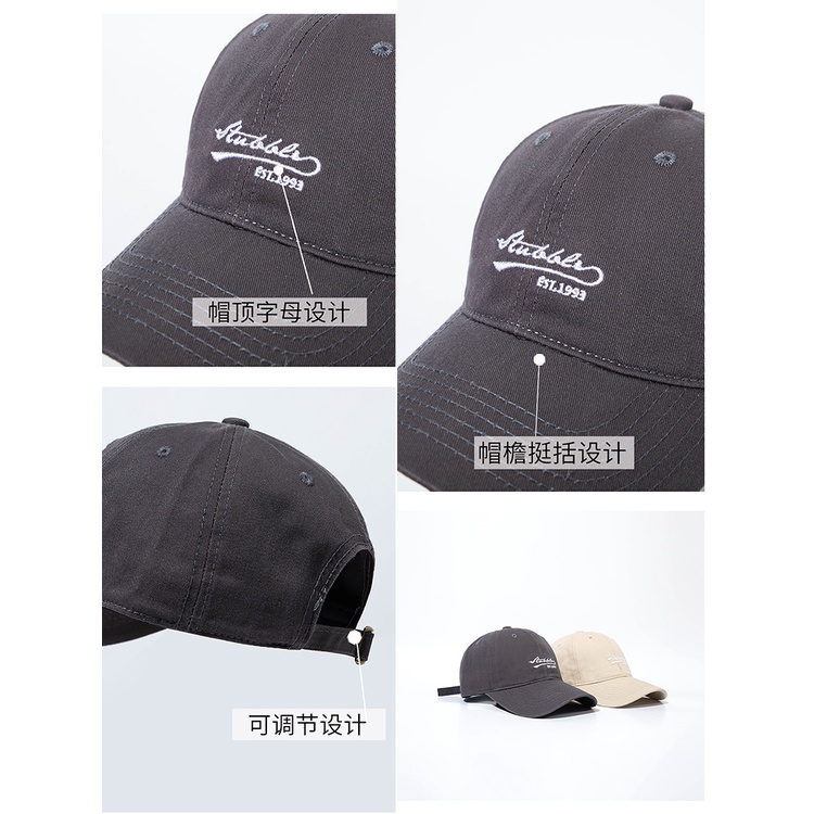 Mũ Lưỡi Trai Mềm Mại Màu Xanh Dương/Trắng/Xanh Dương Phong Cách Hàn Quốc Cho Cặp Đôi