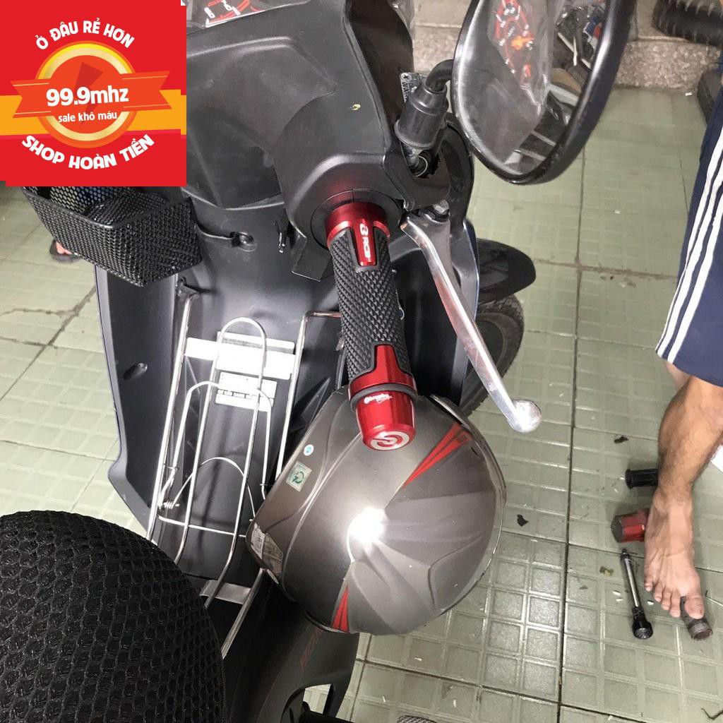 Combo Bao tay Racing Boy viền nhôm chính hãng có tem màu đỏ + Cặp gù tay lái Brembo màu đỏ