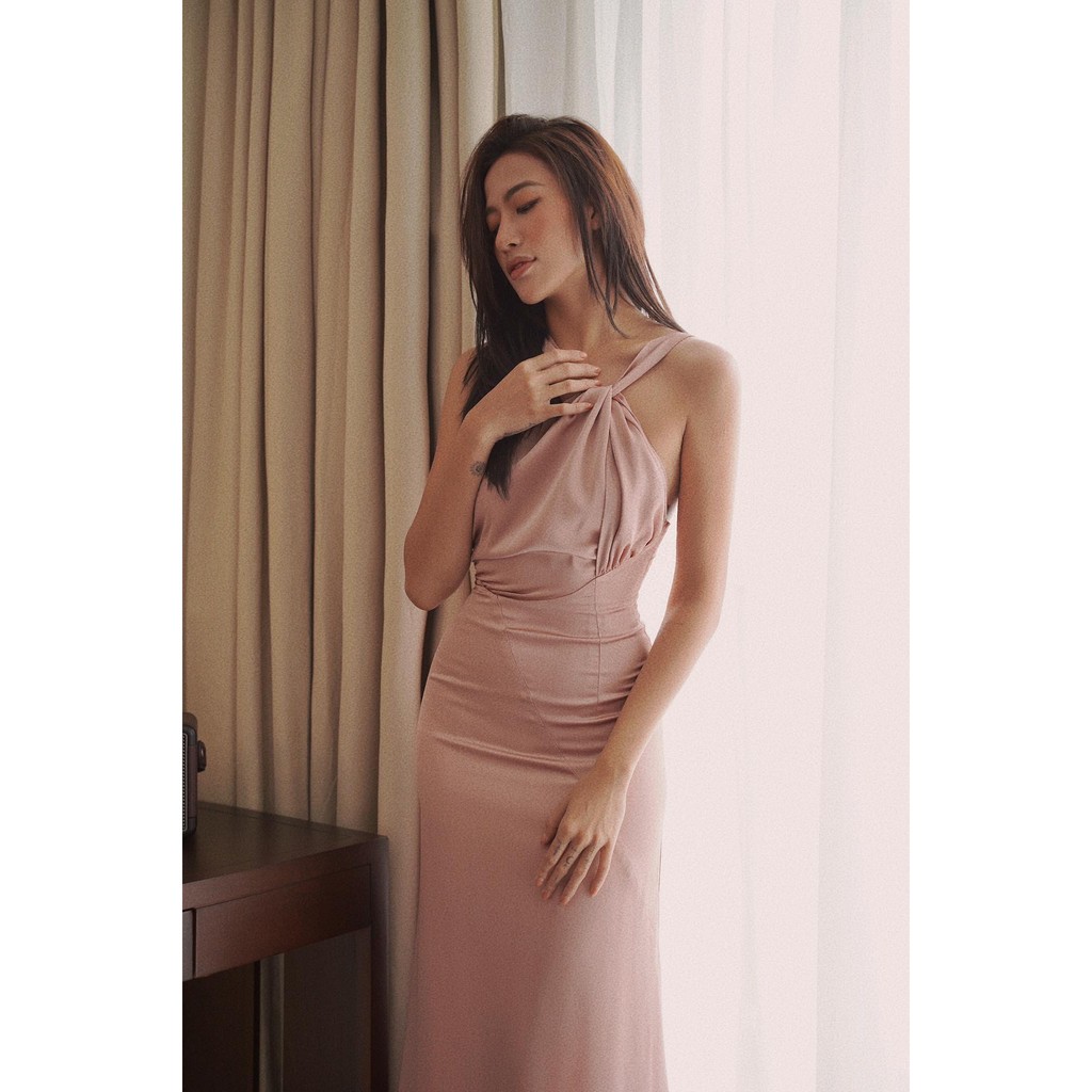 [Kisserine] Đầm lụa JOLLIE MAXI DRESS