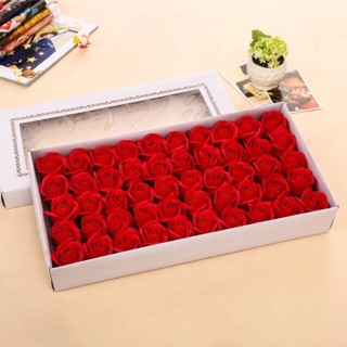 2 Hộp 100 bông 3 lớp hoa hồng sáp🌺