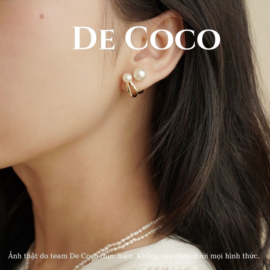 Khuyên tai bông tai layer Peony De Coco decoco.accessories