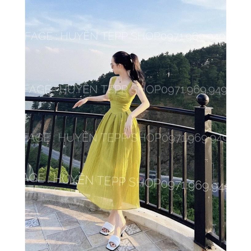 Đầm Váy Xoè 2 Lớp Có Mút Ngực QC Tiểu Thư Cao Cấp