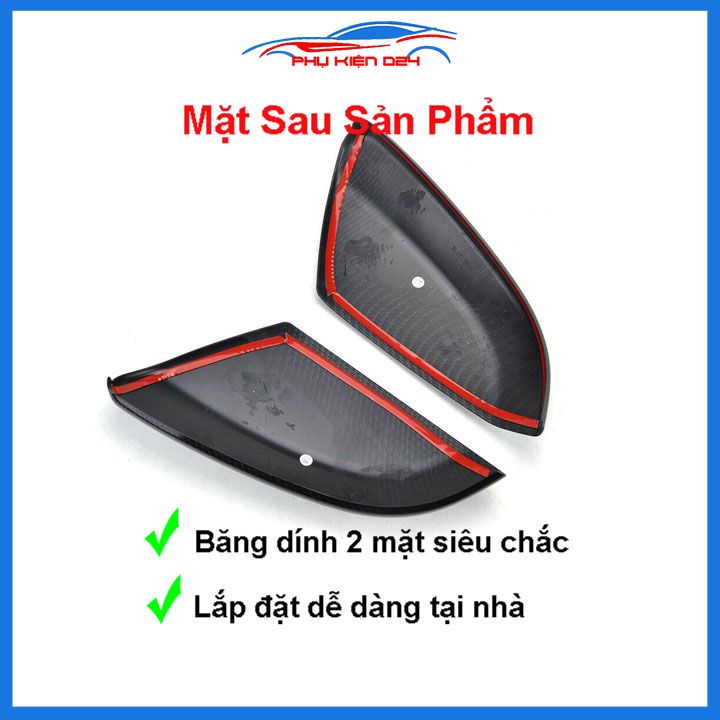 Ốp gương Civic 2022-2023, 2016-2017-2018-2019-2020-2021 vân Cacbon bảo vệ chống trầy trang trí làm đẹp xe