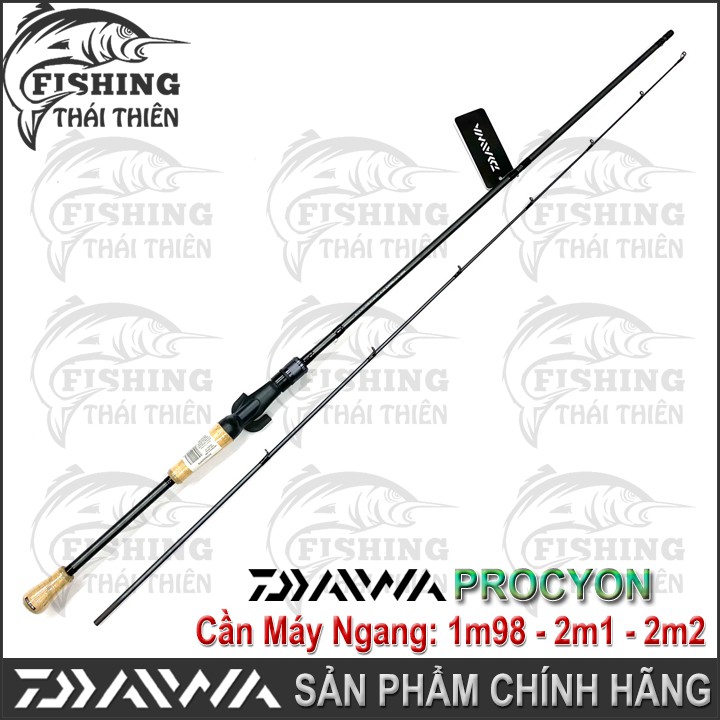 Cần Câu Cá Daiwa Procyon 662MF, 702MHX, 732MHX Cần Lure Máy Ngang 1m98, 2m1, 2m2 Dòng Cao Cấp Hàng Chính Hãng