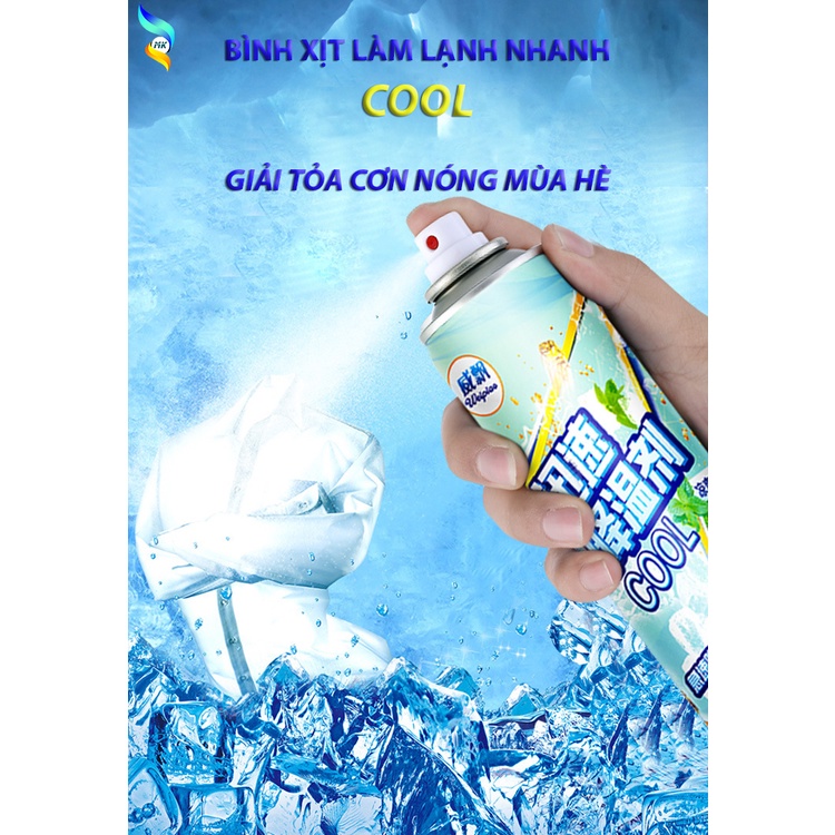 [Chai 360ml] Bình Xịt Làm Lạnh Nhanh Have Dove Và Cool, Chai Xịt Làm Mát Ô Tô, Làm Mát Cơ Thể, Giảm Đau Do Chấn Thương