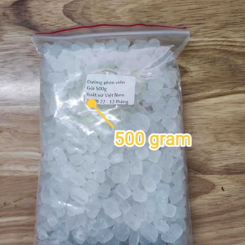 1Kg Đường Phèn Long An - Nguyên Liệu Nấu Chè - Chưng Yến