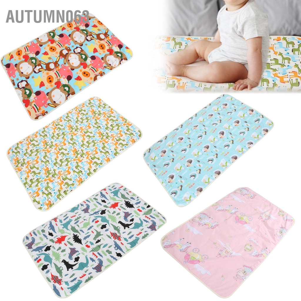 Đệm nước tiểu Ba lớp tã chống thấm Thay đổi tấm lót thay cho bé sơ sinh Autumn063