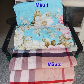 Mền cotton, chăn bông cotton may chần, chăn hè 1m6x2m. V784