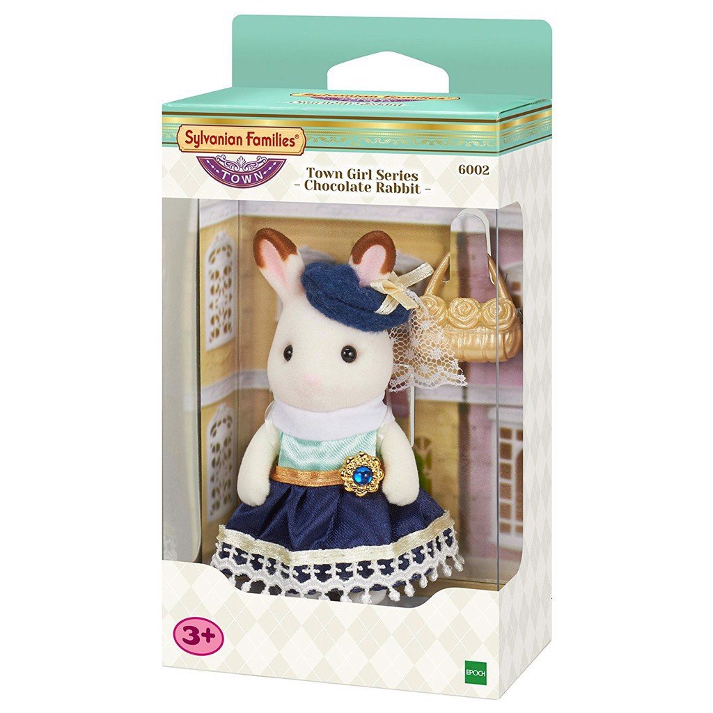 [Mã BMBAU50 giảm 7% đơn 99K] Đồ chơi nhập vai Cô thỏ thành thị - Town Girl Chocolate Rabbit Epoch Sylvanian Families