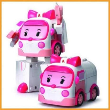 Bộ 4, 6 xe Robocar Poli Robot Biến Hình EMA gối êm cho người việt