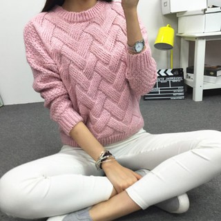 Áo len nữ thời trang - trắng ngà - e38112