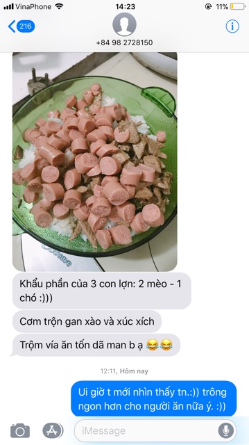 (Cao cấp Date mới) Xúc xích cho Chó Mèo gói 25 cái 400g (vị việt quất,bò, gà, vịt, cá hồi)