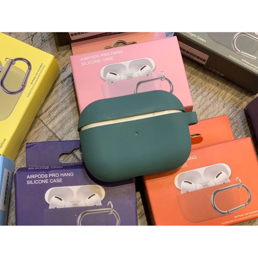 Bao Silicon HANG CASE nhiều màu tai nghe Apple Airpods PRO