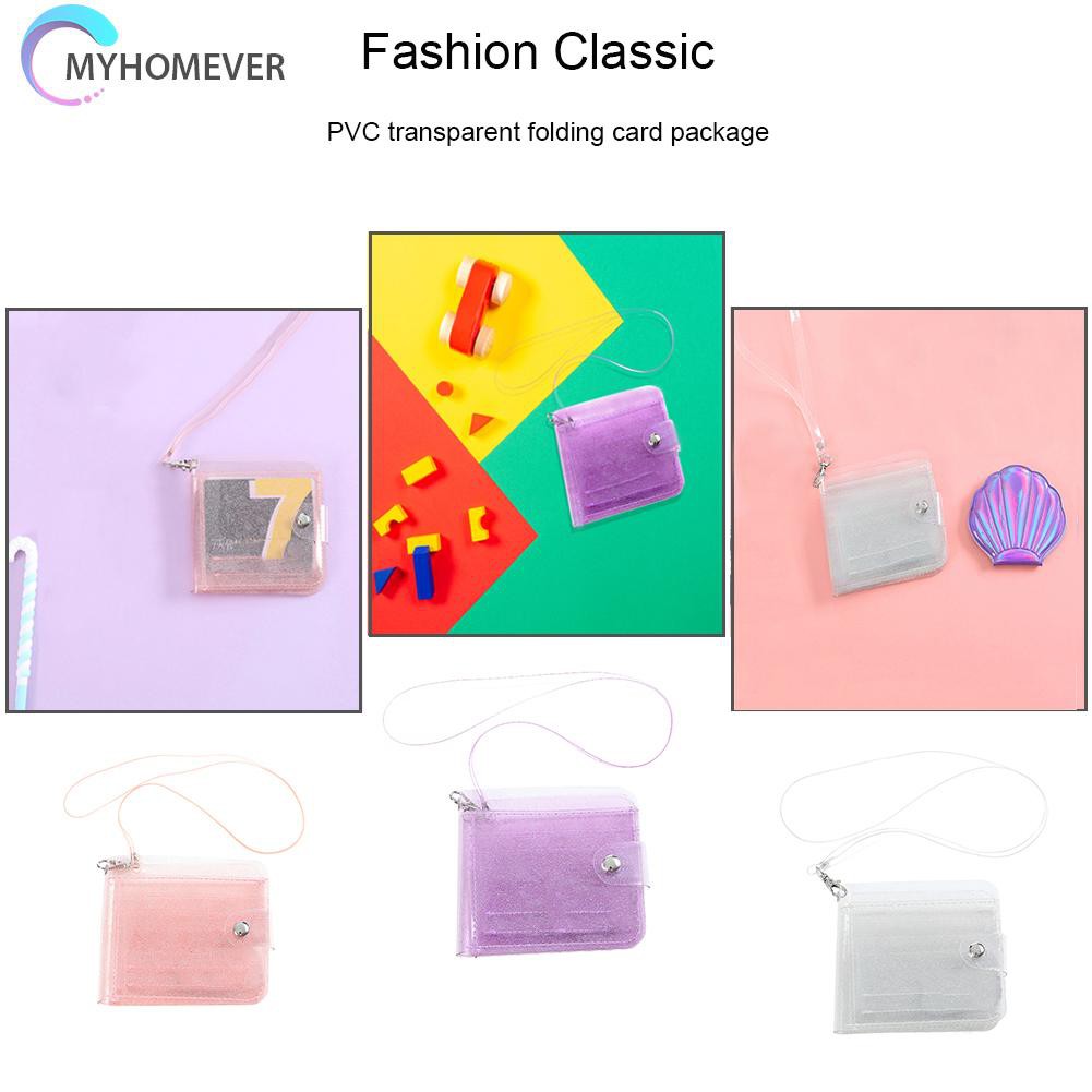 Ví nhựa trong suốt đựng tiền xu dành cho nữ