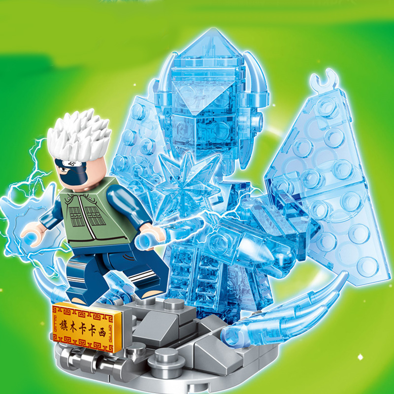 Mô Hình Lắp Ráp Lego Hình Nhân Vật Naruto Sasuke Kakashi Itachi Hj138