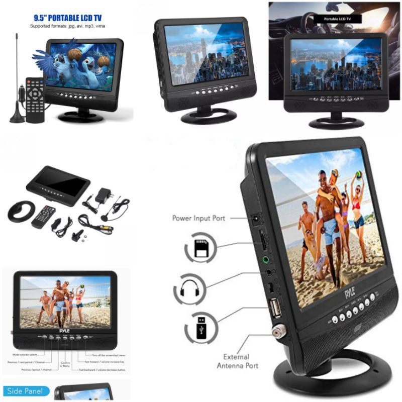 Tivi di động 9.5inch có hỗ trợ thẻ nhớ USB | BigBuy360 - bigbuy360.vn