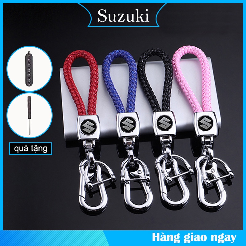móc chìa khóa ô tô Suzuki móc khóa hợp kim